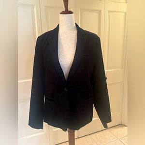 Apt 9 Black Velvet Blazer